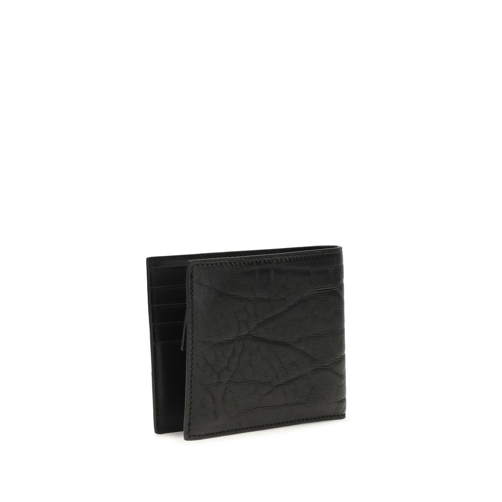 Ferragamo Black Lamb Ovis Aries Aries Wallet - Image 2