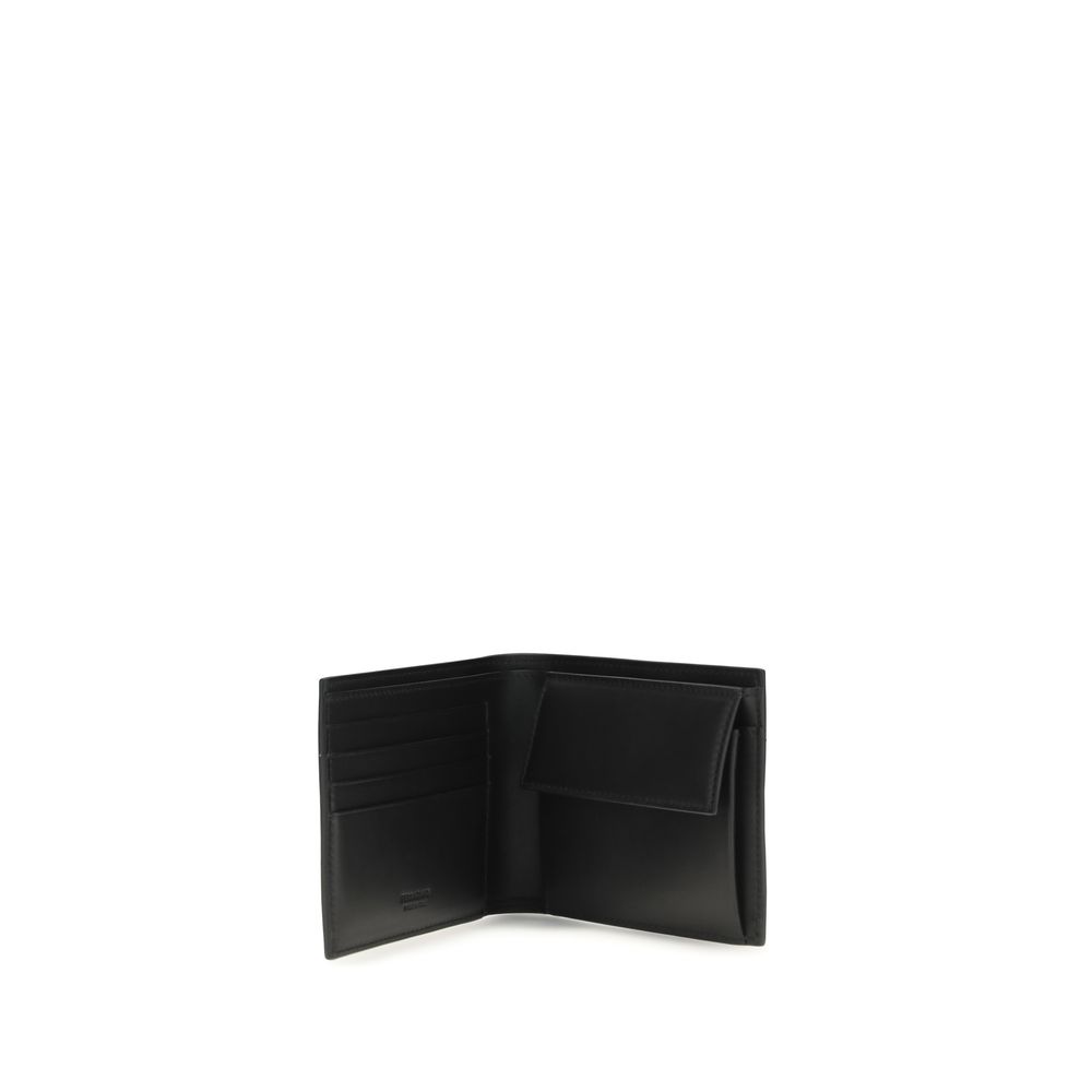 Ferragamo Black Lamb Ovis Aries Aries Wallet - Image 3