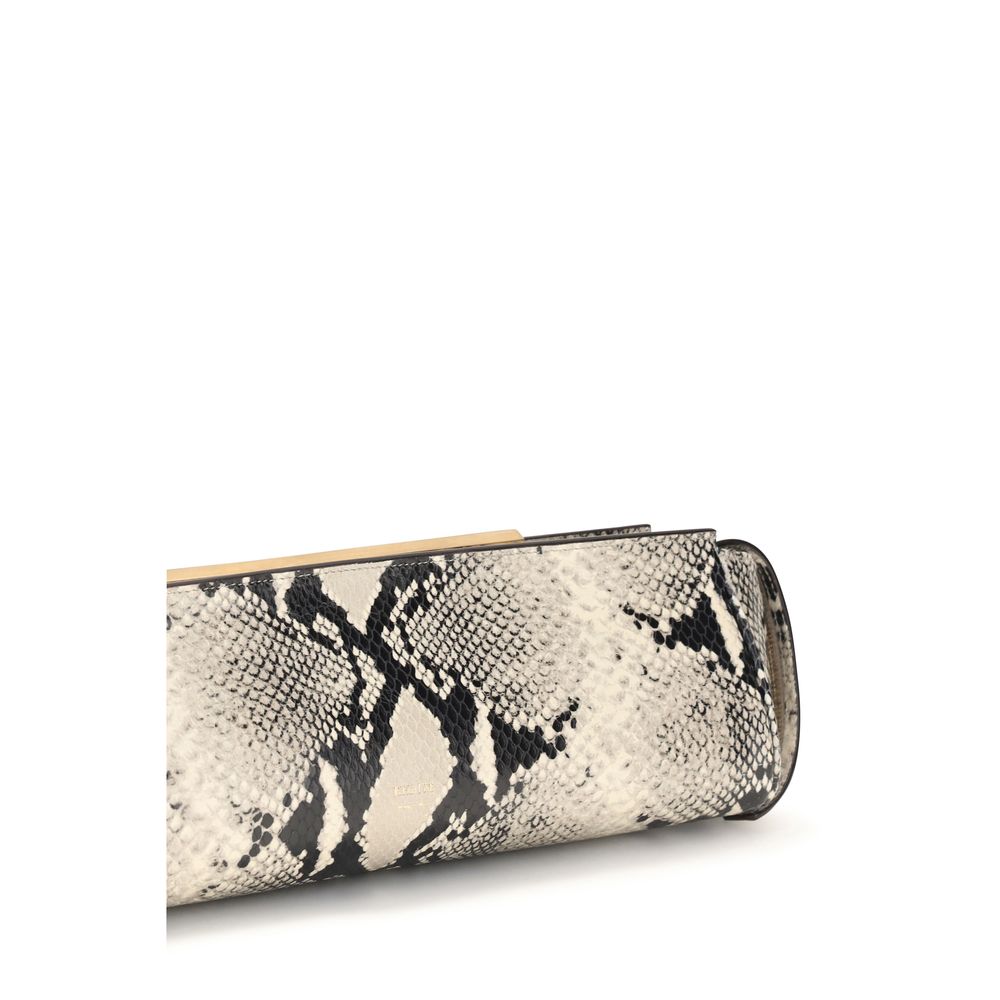 Khaite Multicolor Calf Leather Bos Taurus Clutch Bag - Image 4