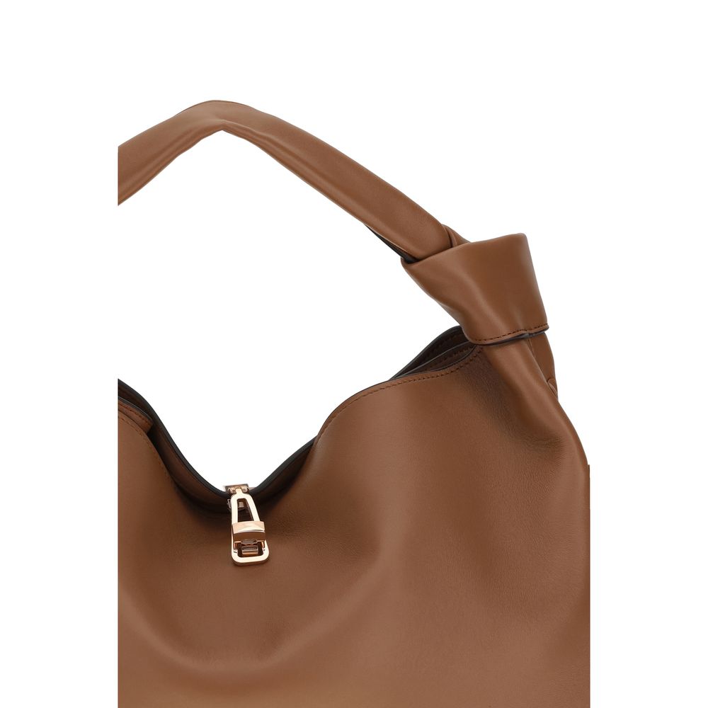 Gabriela Hearst Brown Lamb Ovis Aries Aries Handbag - Image 4