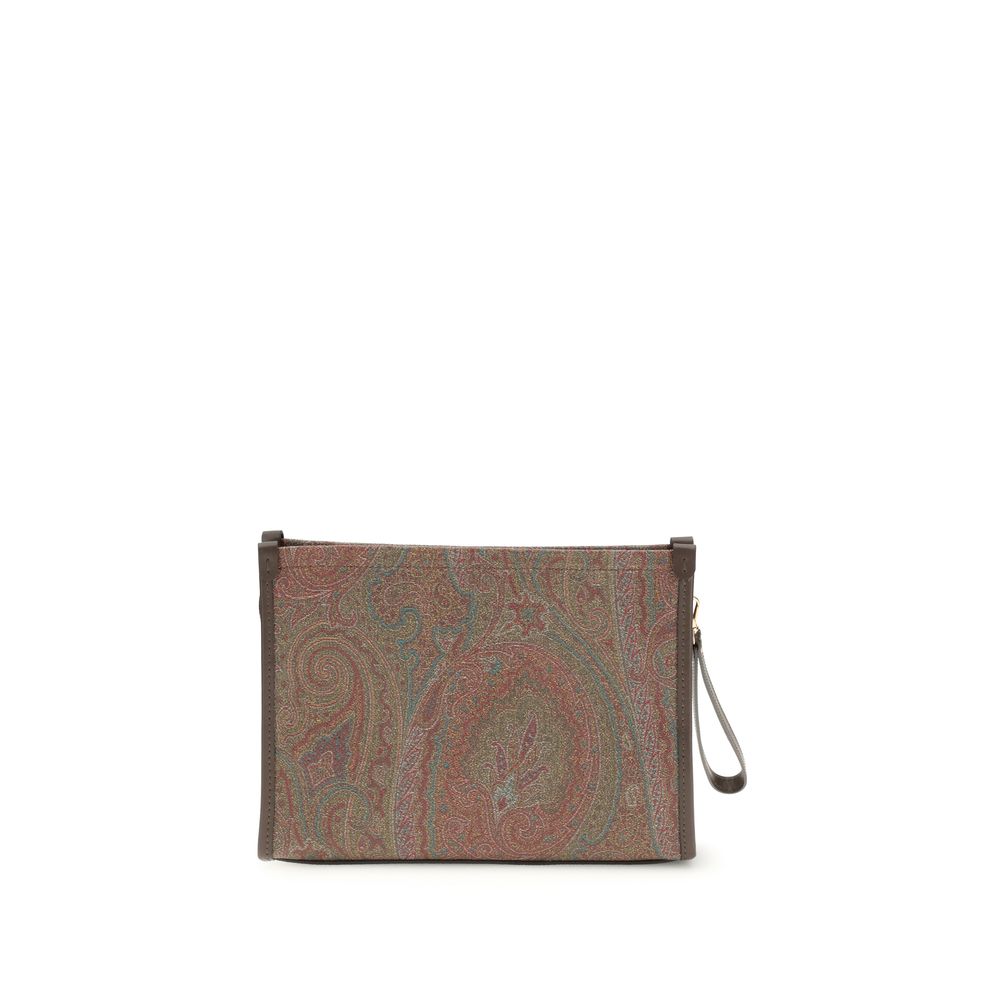 Etro Multicolor Cotton Clutch Bag - Image 2