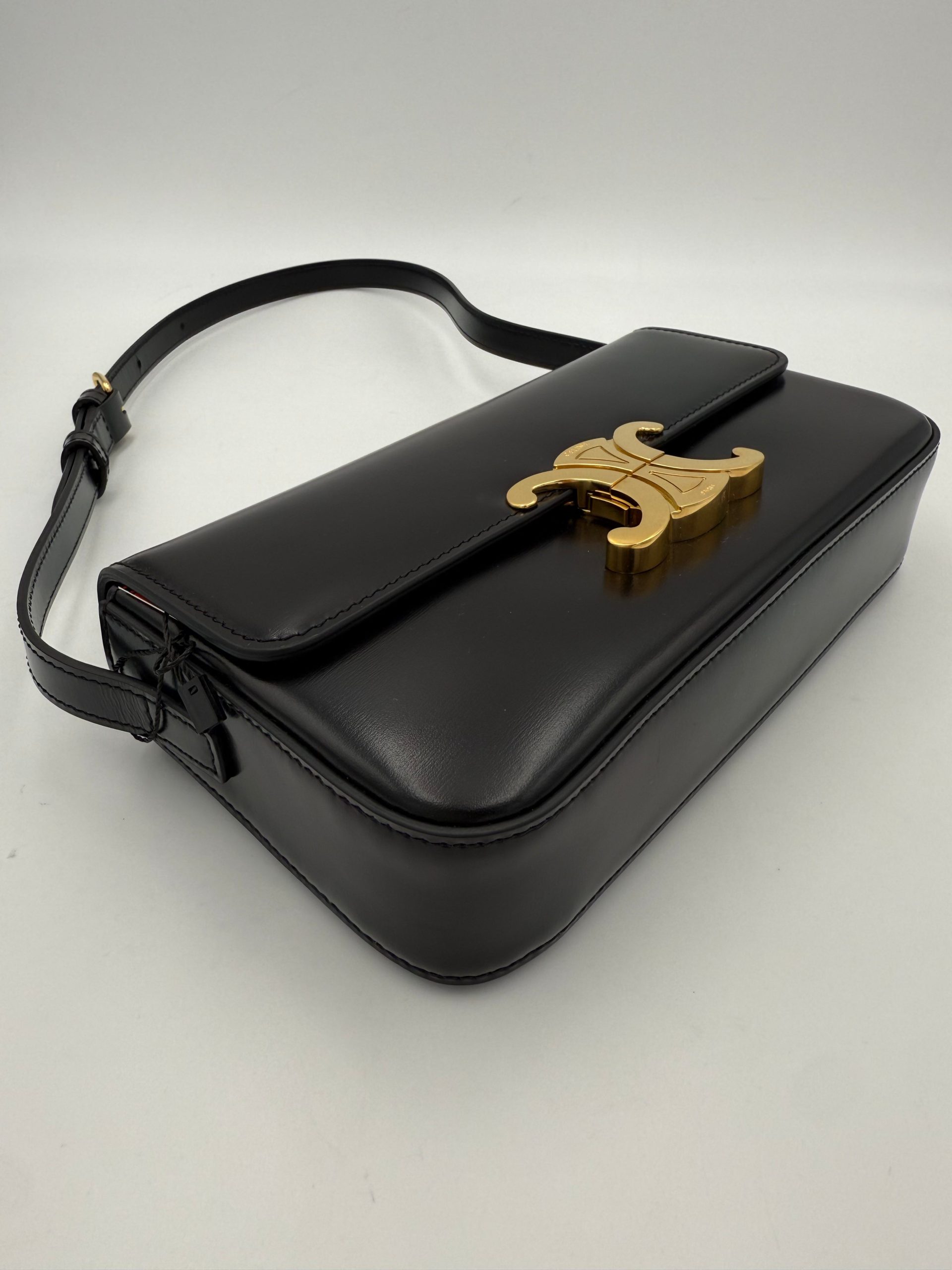 Celine CELINE CLAUDE TRIOMPHE Black Handbag - Image 5
