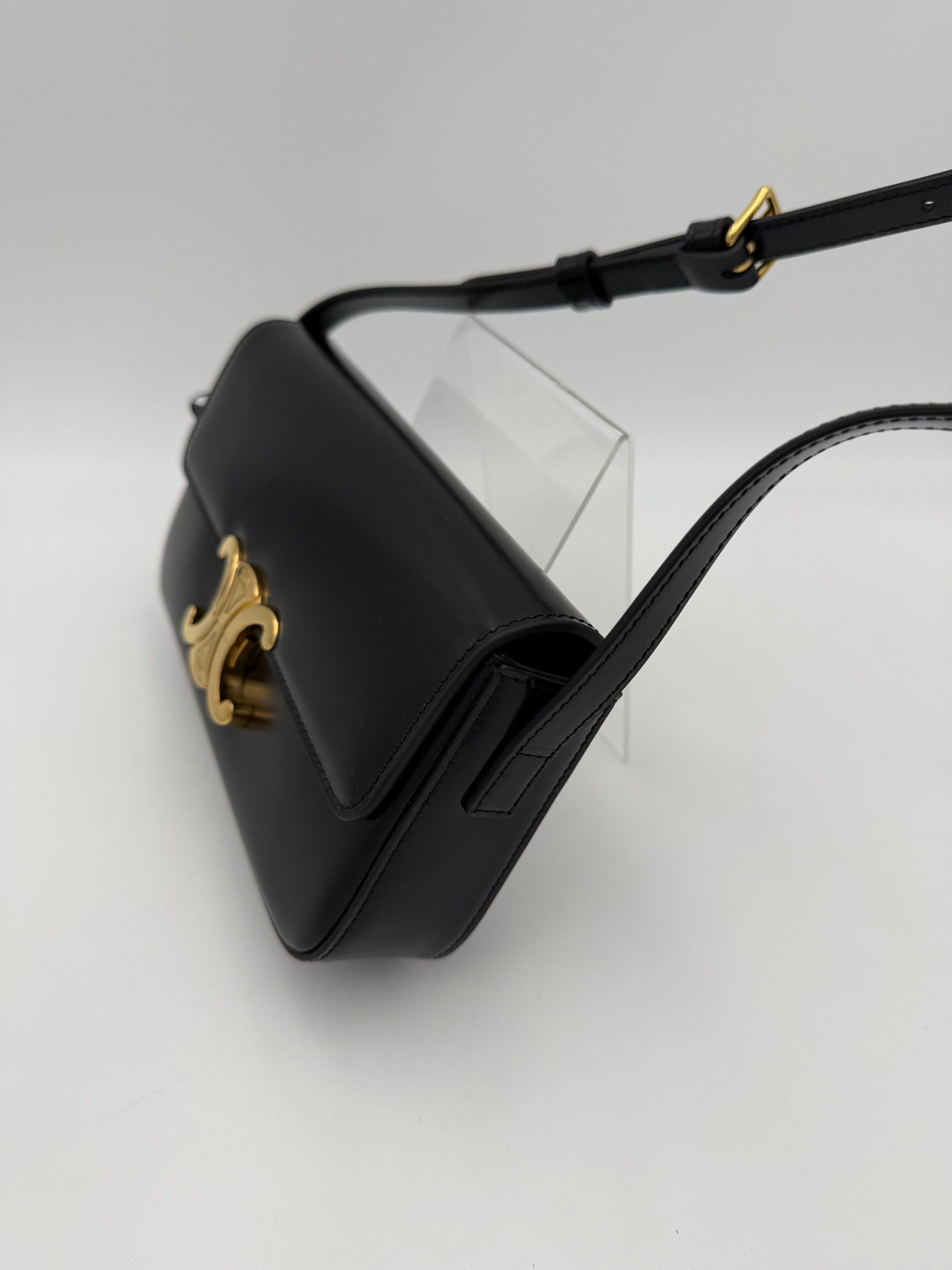 Celine CELINE CLAUDE TRIOMPHE Black Handbag - Image 6