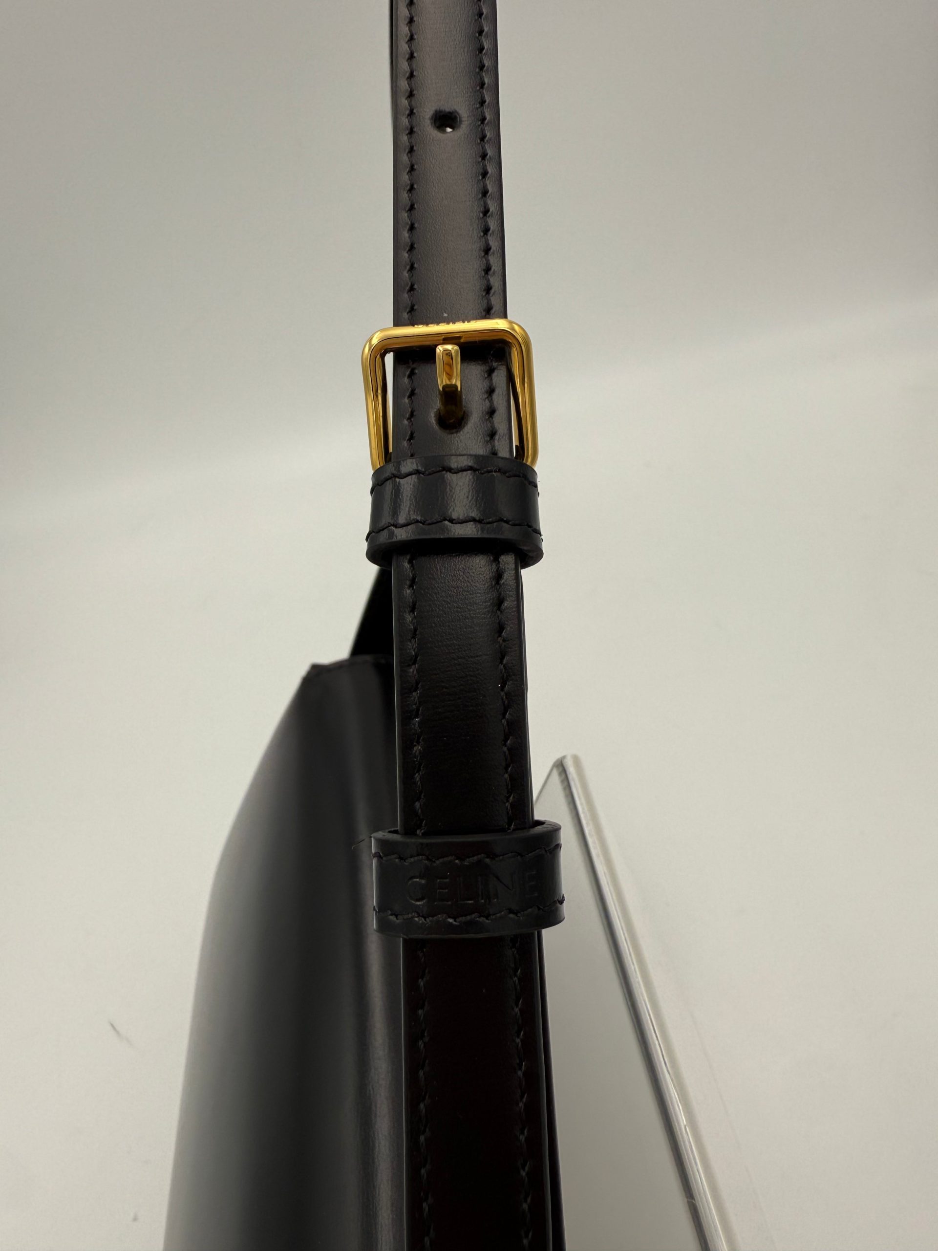 Celine CELINE CLAUDE TRIOMPHE Black Handbag - Image 7