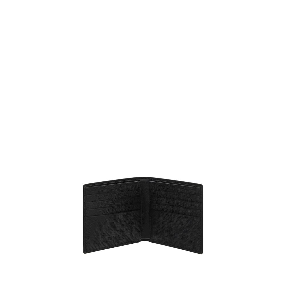 Prada Black Calf Leather Bos Taurus Wallet - Image 3