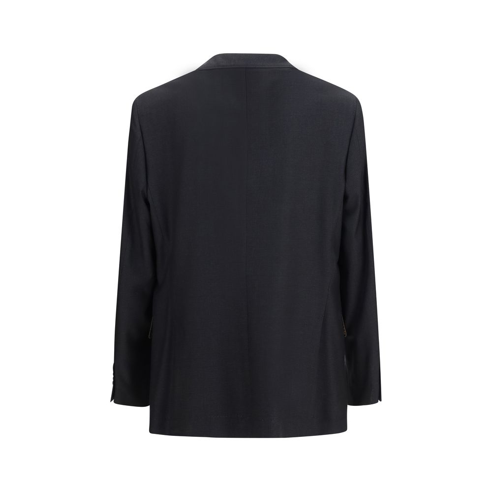 Brunello Cucinelli Black Wool Oves Aries Jacket - Image 2