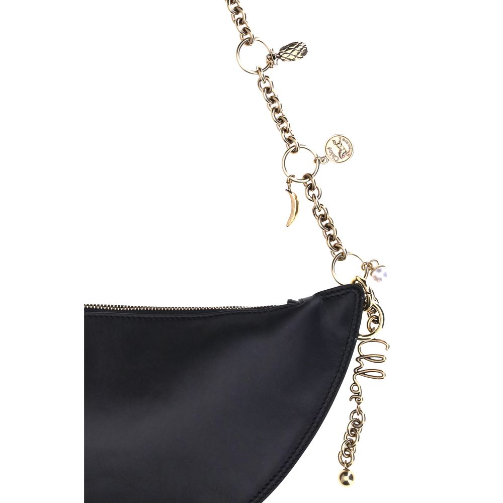 Chloé Black Calf Leather Bos Taurus Shoulder Bag - Image 3