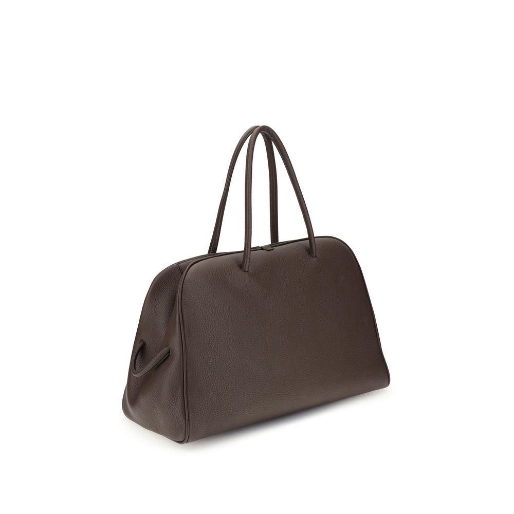 Jacquemus Brown Calf Leather Bos Taurus Handbag - Image 3