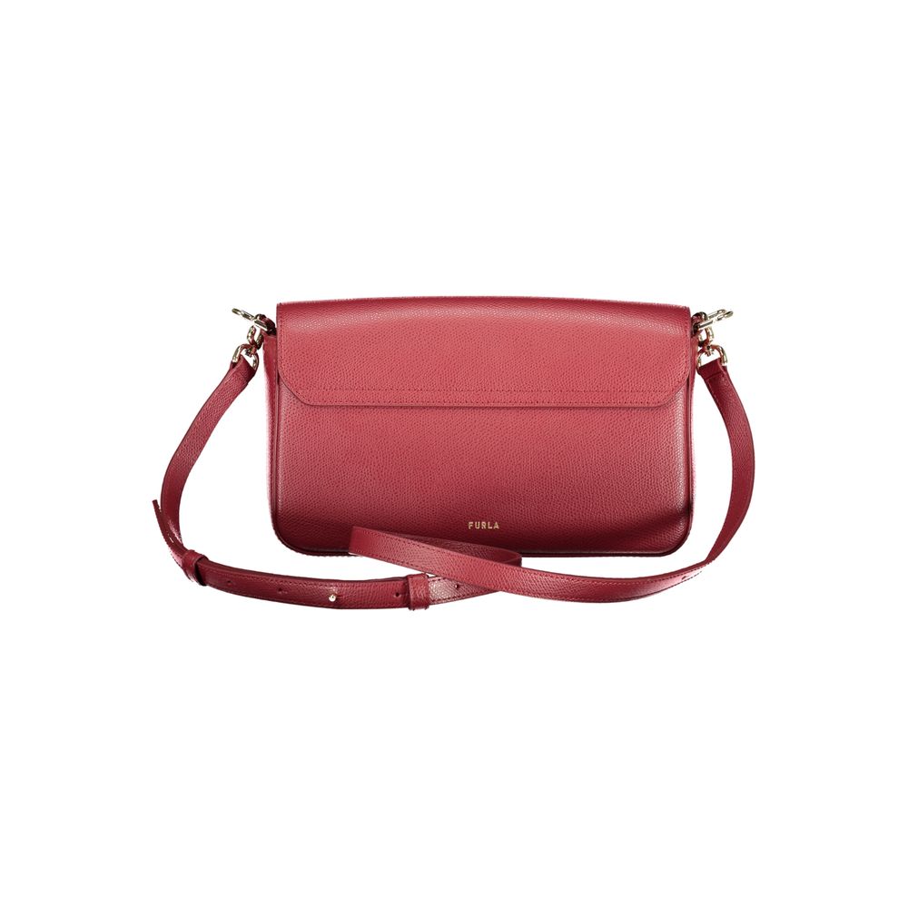 Furla Rosso Leather Women Handbag - Image 2