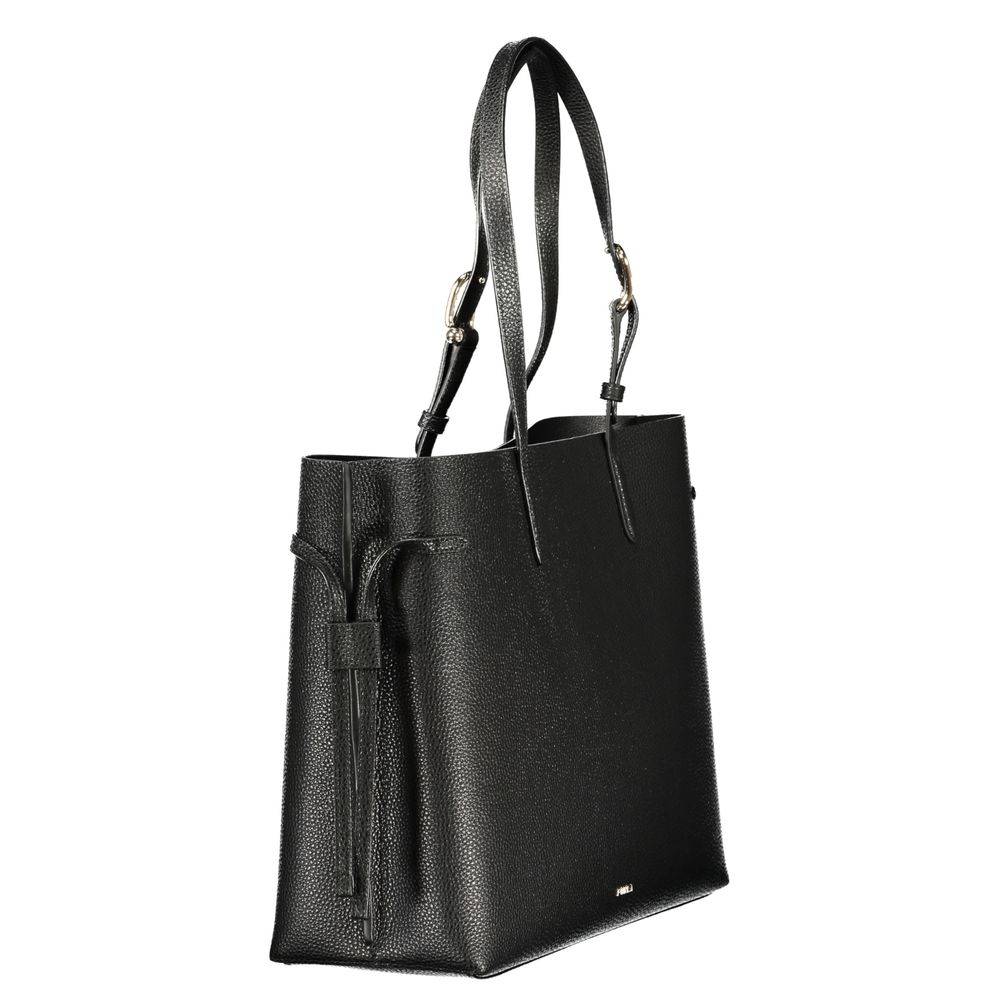 Furla Black Leather Women Handbag - Image 3