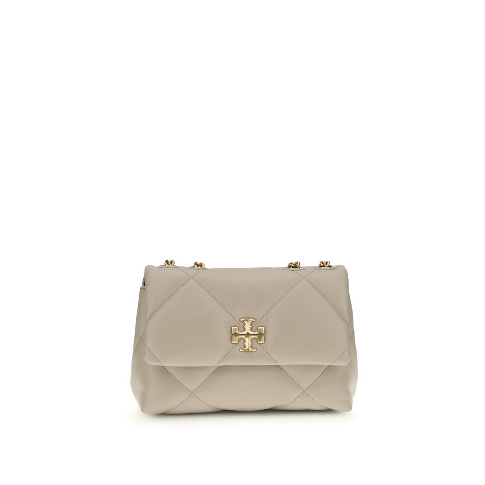 Tory Burch Beige Calf Leather Bos Taurus Shoulder Bag