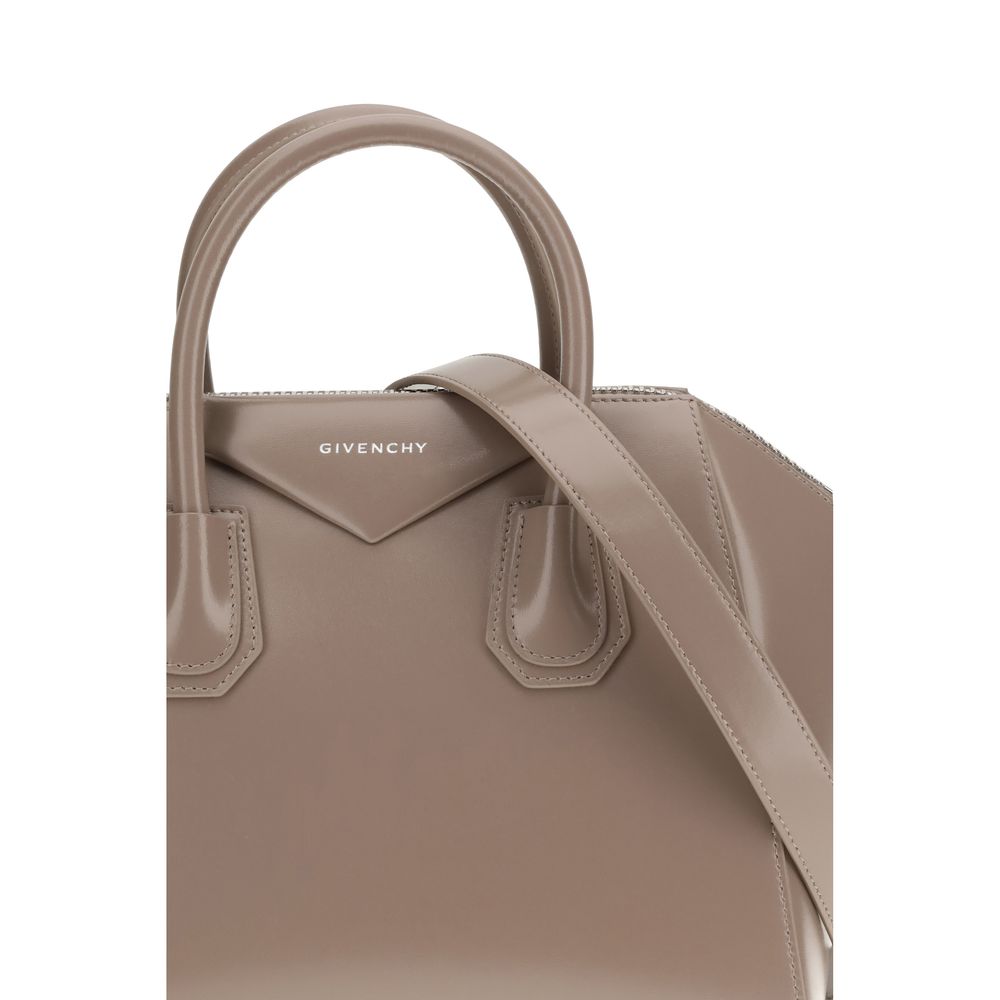 Givenchy Gray Calf Leather Bos Taurus Handbag - Image 4